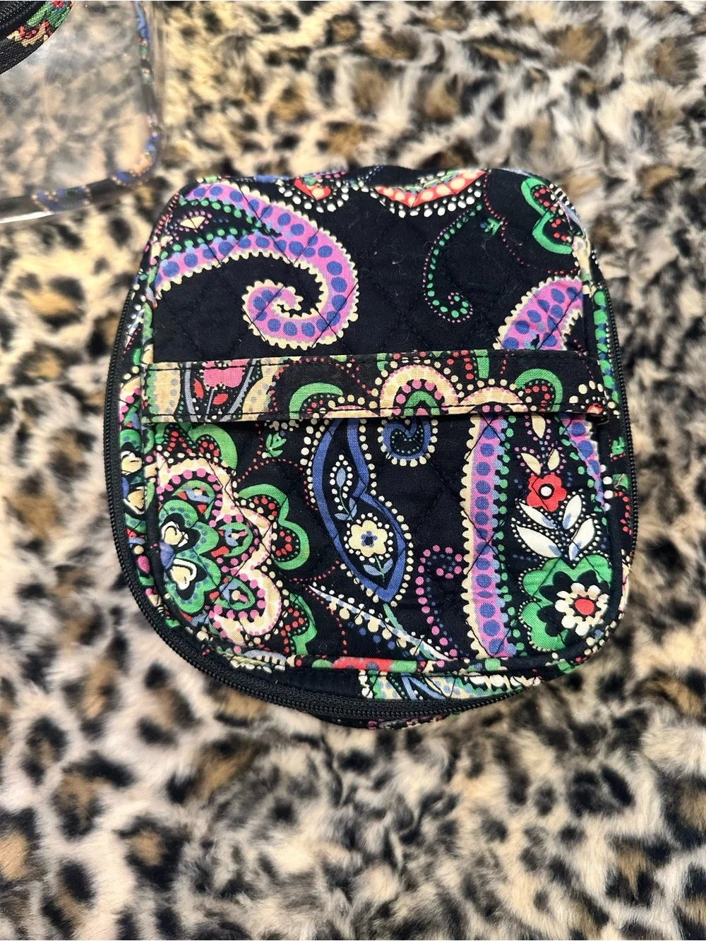 Vera Bradley “Kiev Paisley” pattern large & small cosmetic bags
